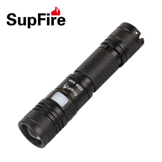 SUPFIRE A2 XM-L2 T6 950LM 5-Mode Dimming USB  Strong Light LED Flashlight (without Battery)