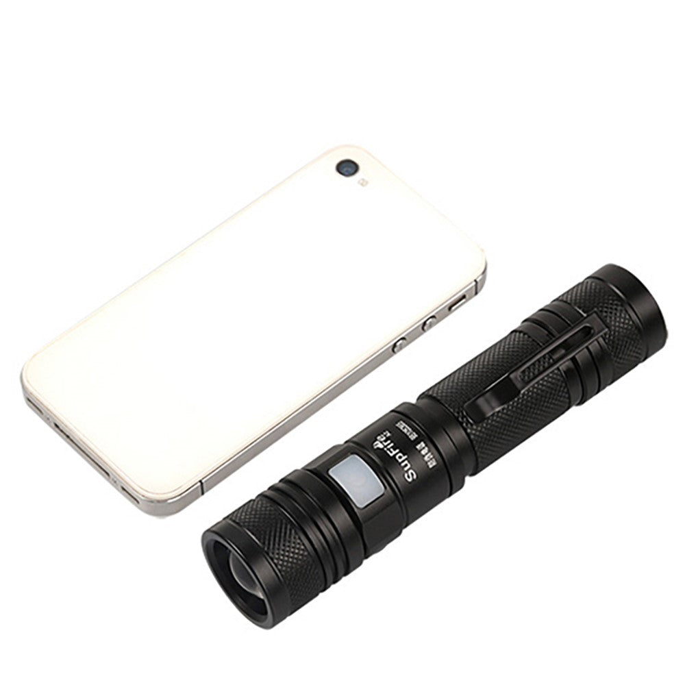 SUPFIRE A2 XM-L2 T6 950LM 5-Mode Dimming USB  Strong Light LED Flashlight (without Battery)