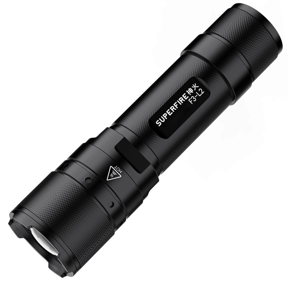SUPFIRE F3-L2 L2(T6) LED 10W 1100 Lumen Focusing Flashlight