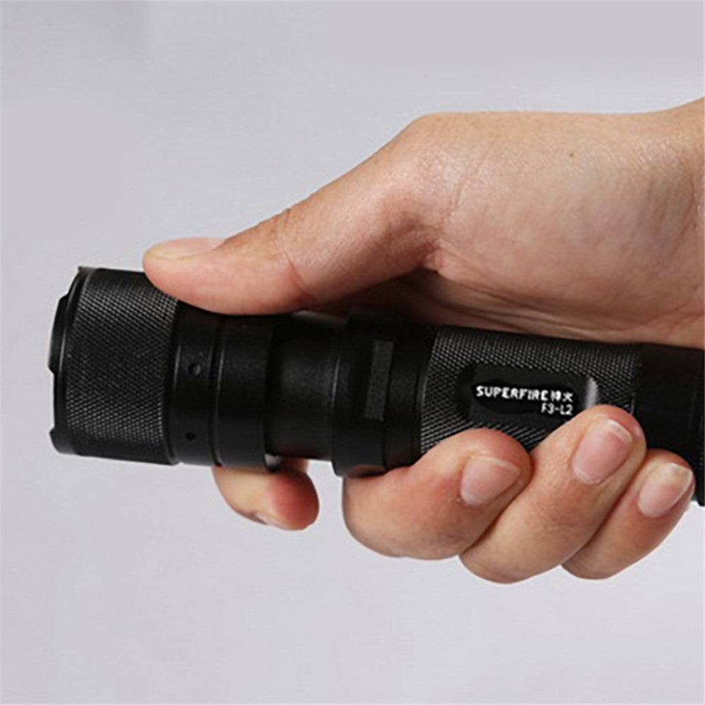 SUPFIRE F3-L2 L2(T6) LED 10W 1100 Lumen Focusing Flashlight