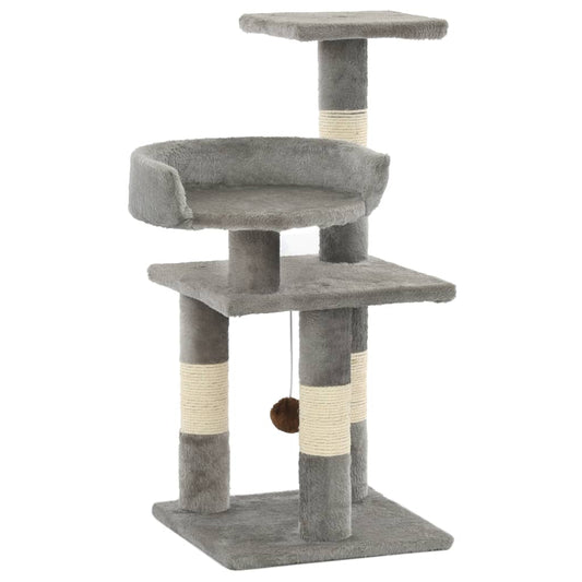 Kratzbaum für Katzen 65 cm – Sisal Kratzsäule mit stabilem Stand