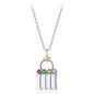 YISIXICI XL13140004 Code Of Happiness Necklace S925 Silver Neck Jewelry Birthday Gift for Girlfriend