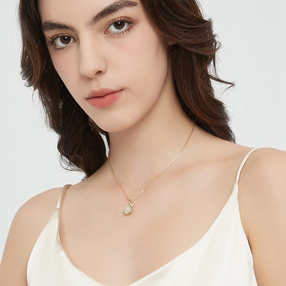 YISIXICI XL13140056 Lucky Necklace Chinese Dragon Hug Pearl Neck Jewelry Women's Birthday Gift