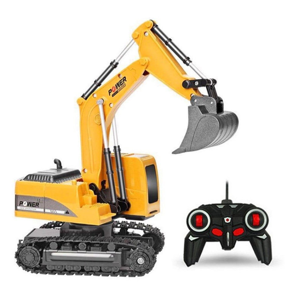1:24 Wireless Remote Control Excavator 2.4G Six-Way Alloy Excavator Gift