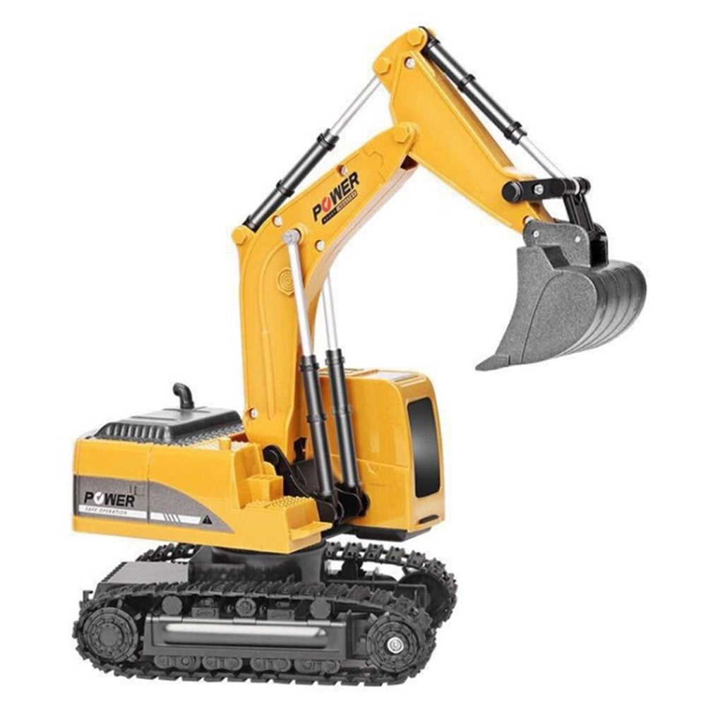 1:24 Wireless Remote Control Excavator 2.4G Six-Way Alloy Excavator Gift