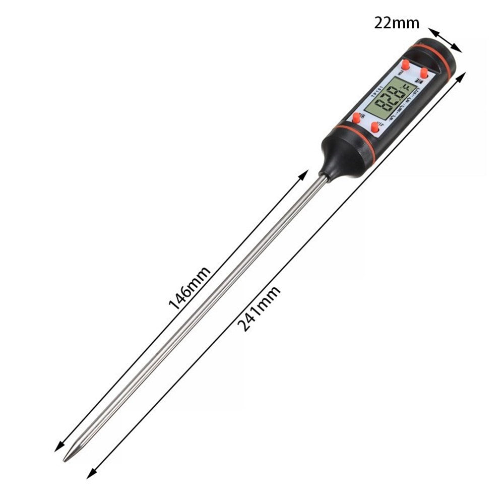 TP101 Digitales Lebensmittelthermometer mit langer Sonde – Ihr BBQ-Temperaturmesser