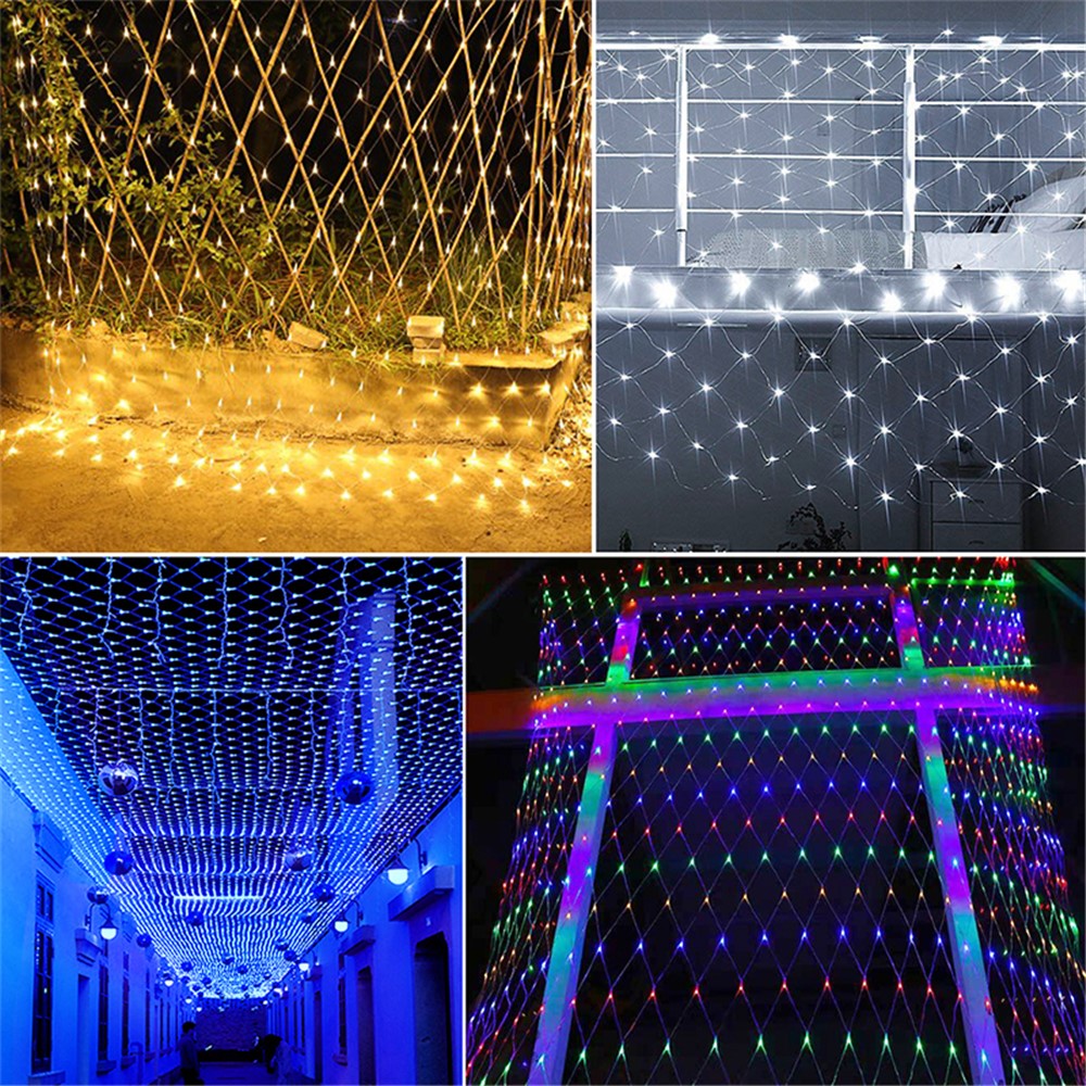 Mesh Lights 880 LED 6m x 4m IP65 Waterproof Net Lights with 8 Modes for Christmas New Year