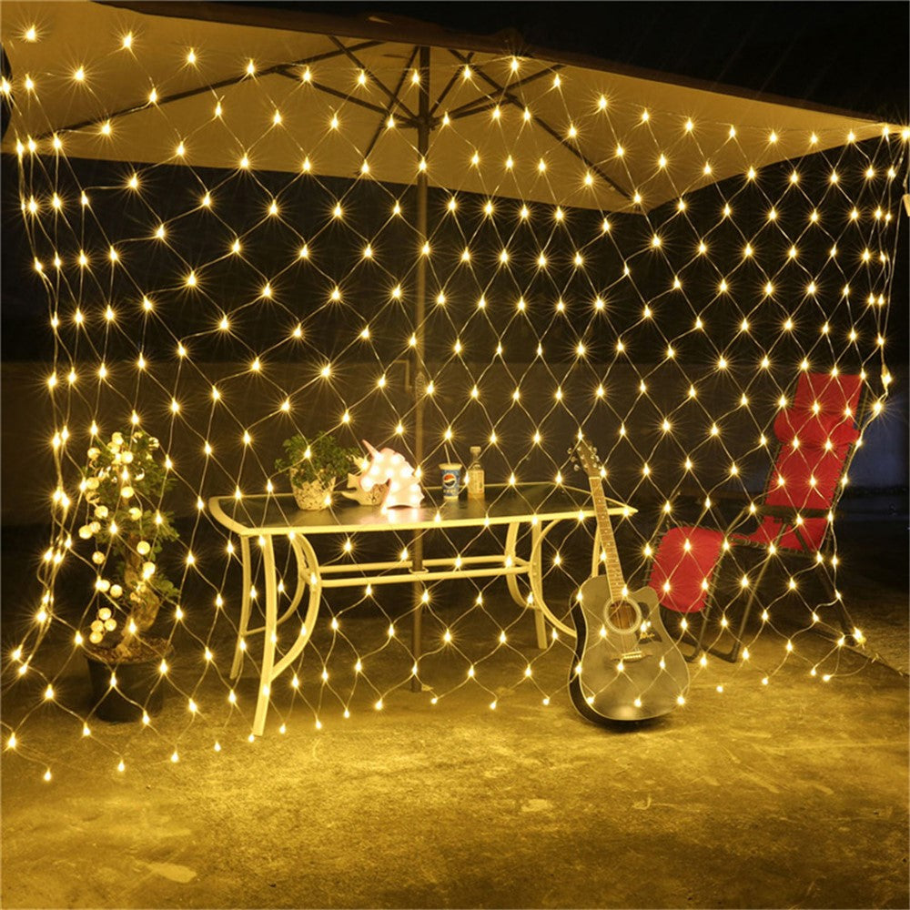 Mesh Lights 880 LED 6m x 4m IP65 Waterproof Net Lights with 8 Modes for Christmas New Year