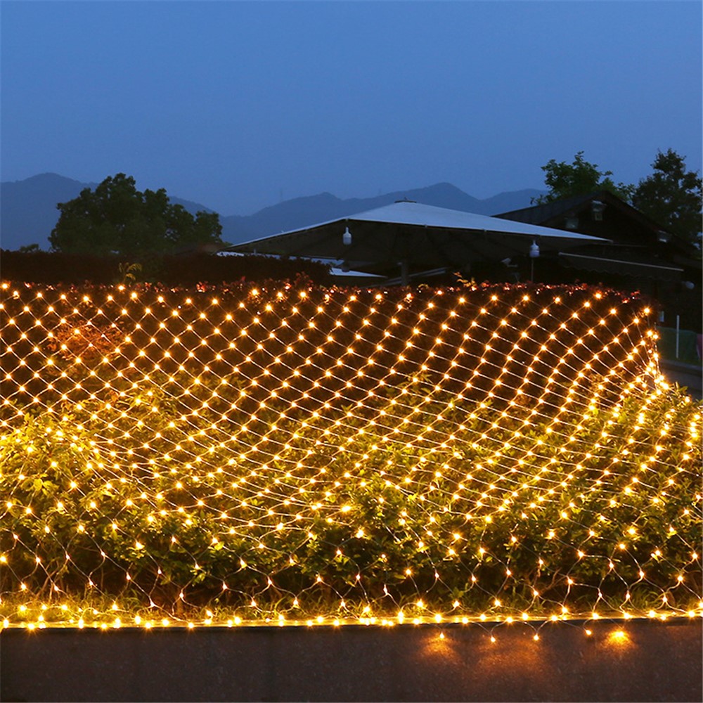 Mesh Lights 880 LED 6m x 4m IP65 Waterproof Net Lights with 8 Modes for Christmas New Year