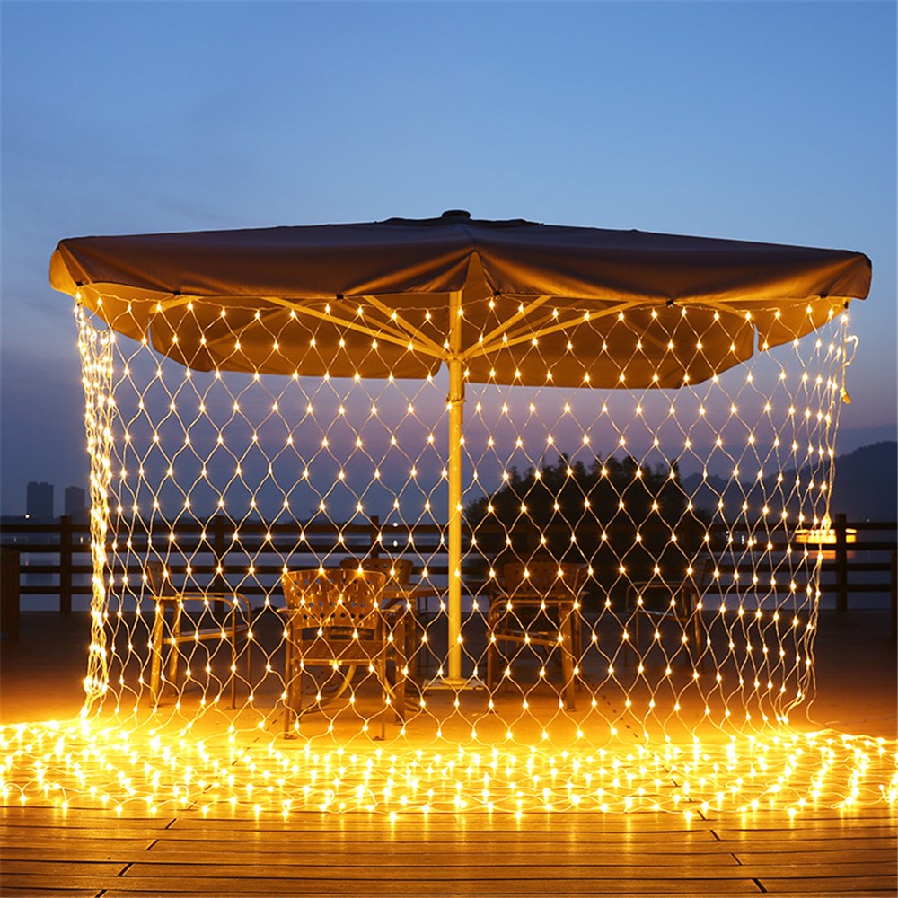 Mesh Lights 880 LED 6m x 4m IP65 Waterproof Net Lights with 8 Modes for Christmas New Year