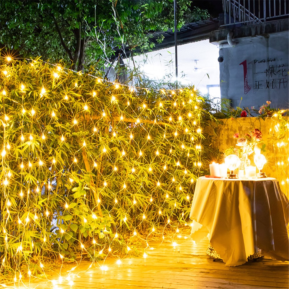 Mesh Lights 880 LED 6m x 4m IP65 Waterproof Net Lights with 8 Modes for Christmas New Year