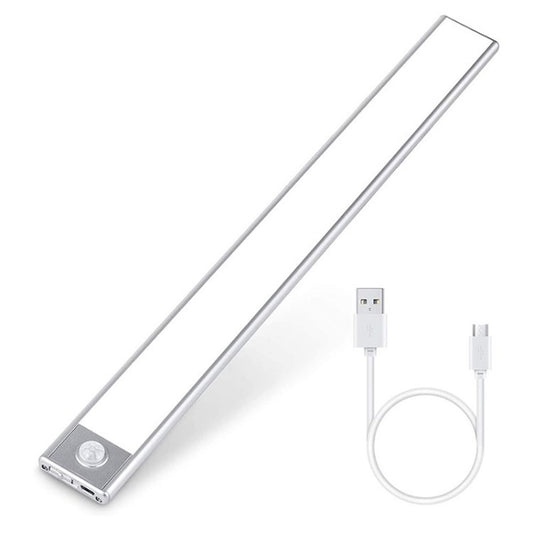 Under Cabinet Light 40cm LED Motion Sensor Light Under Counter Closet Lighting USB Rechargeable Battery