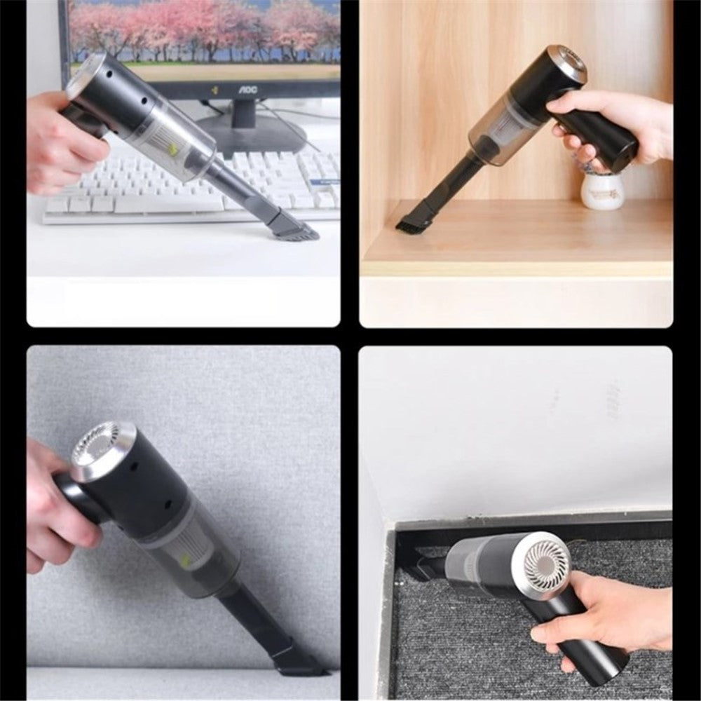 Kabelloser Auto-Staubsauger 6000Pa, 120W Stark, USB-Akku - Ideal für Auto & Zuhause