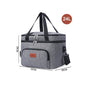 Double-Layer Water-resistant Large Capacity Lunch Food Storage Box for Camping Picnic