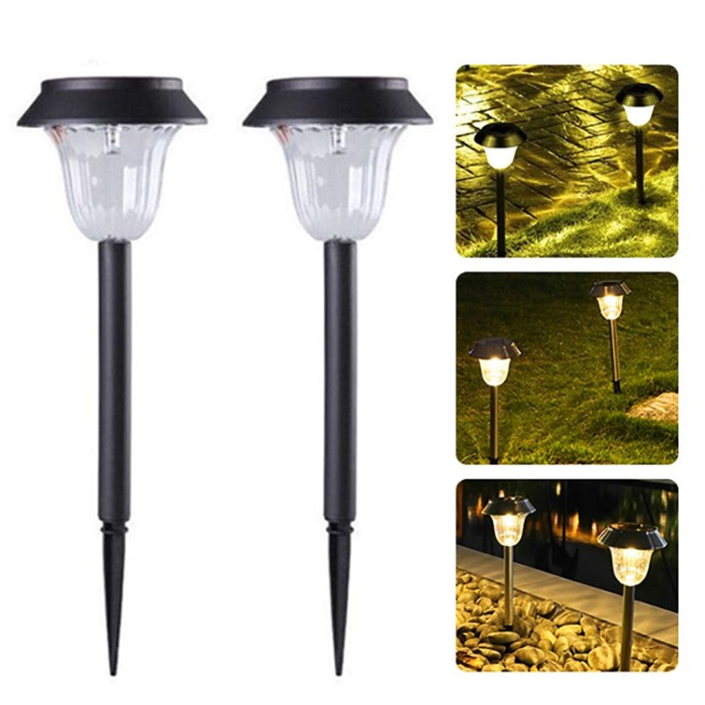 2Pcs/Set Waterproof Solar Light Landscape Light Outdoor Garden Lawn Yard Lamp