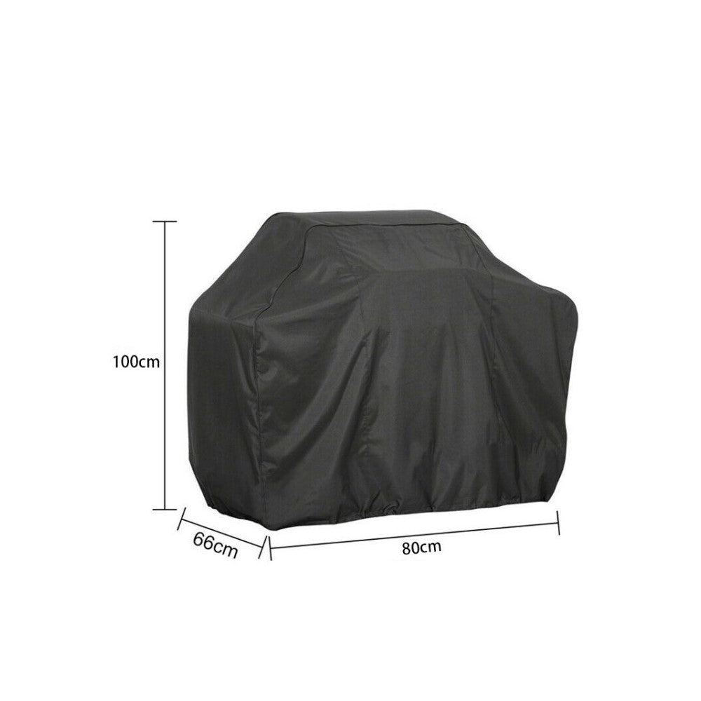 420D Oxford Fabric Waterproof BBQ Grill Cover UV Protection Outdoor Barbecue Grill Cover with Drawstring