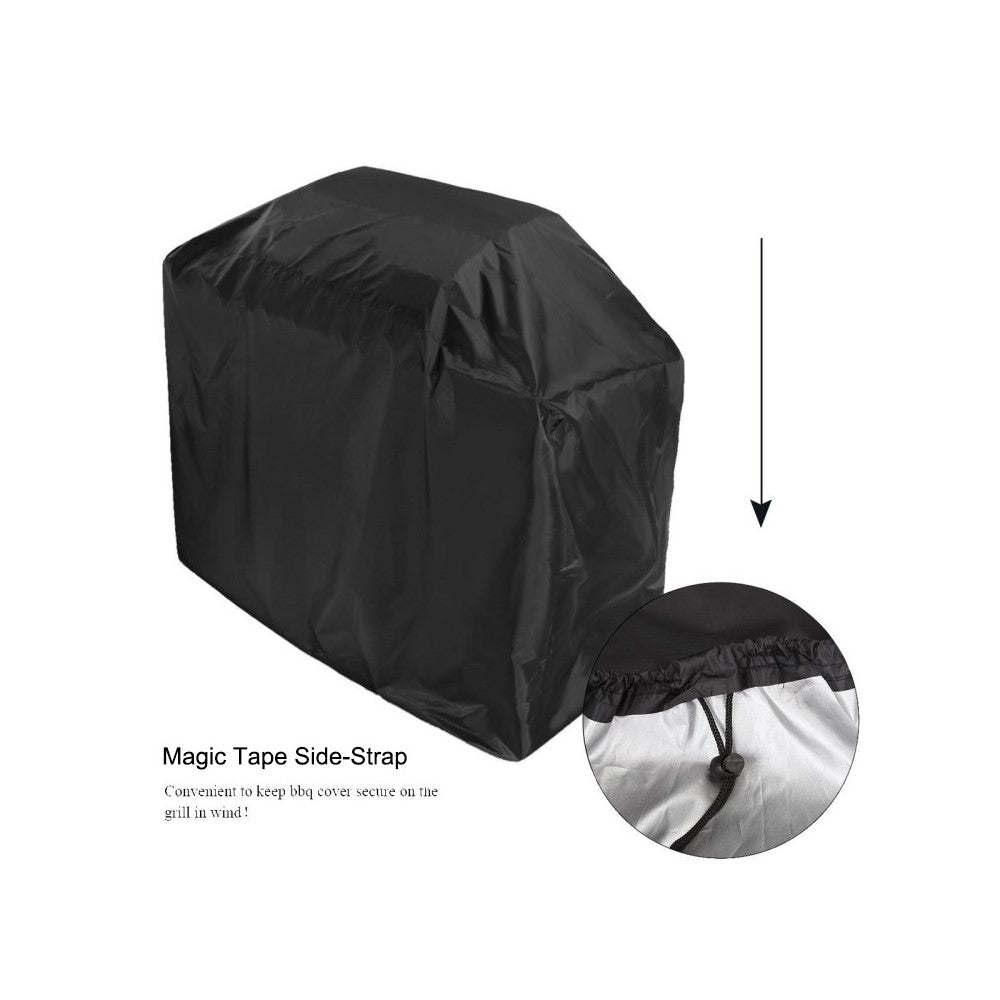420D Oxford Fabric Waterproof BBQ Grill Cover UV Protection Outdoor Barbecue Grill Cover with Drawstring