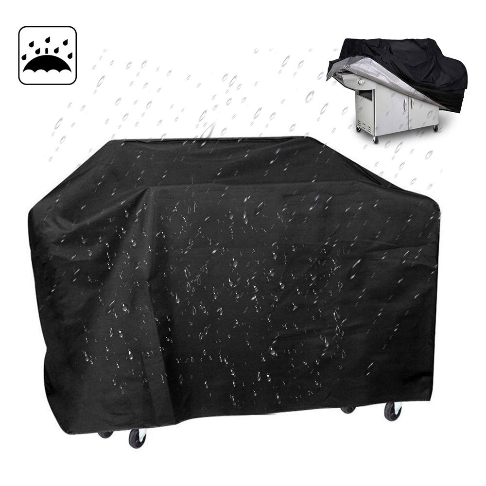 420D Oxford Fabric Waterproof BBQ Grill Cover UV Protection Outdoor Barbecue Grill Cover with Drawstring