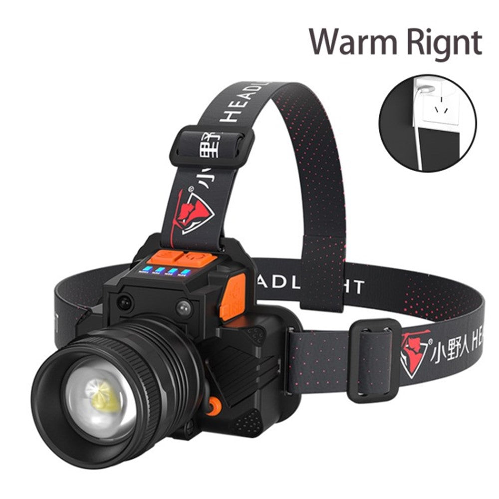 T50 Super Bright Flashlight 300m Long Range Flashlight IPX4 Waterproof Miner Lamp for Outdoor Emergency