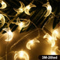 Energy-saving Durable Star Moon Light String for Ramadan Mubarak Festival Wedding Decoration