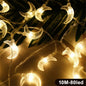 Energy-saving Durable Star Moon Light String for Ramadan Mubarak Festival Wedding Decoration