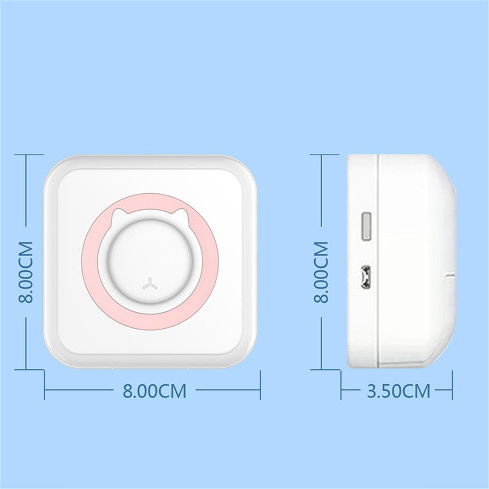 C15 Mini Thermal Printer Mobile Bluetooth-Compatible Label Printer Smart Photo Printer