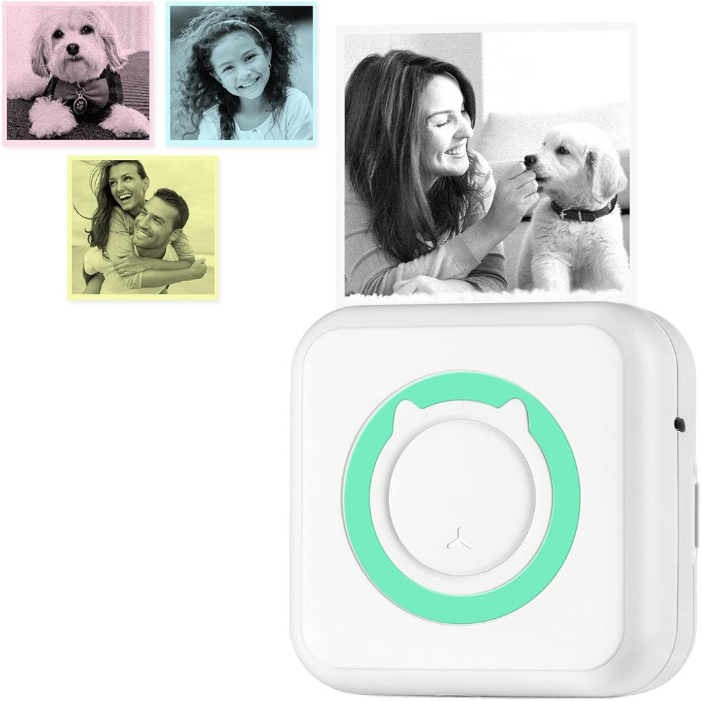 C15 Mini Thermal Printer Mobile Bluetooth-Compatible Label Printer Smart Photo Printer