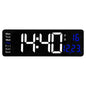 16inch Large Digital Display Wall Clock Remote Control LED Electronic Clocks with Alarms, Countdown Timer & Temp