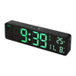 6625D 10in LED Digital Alarm Clock Multifunctional Wall-mounted Clock with Big Number LED Display