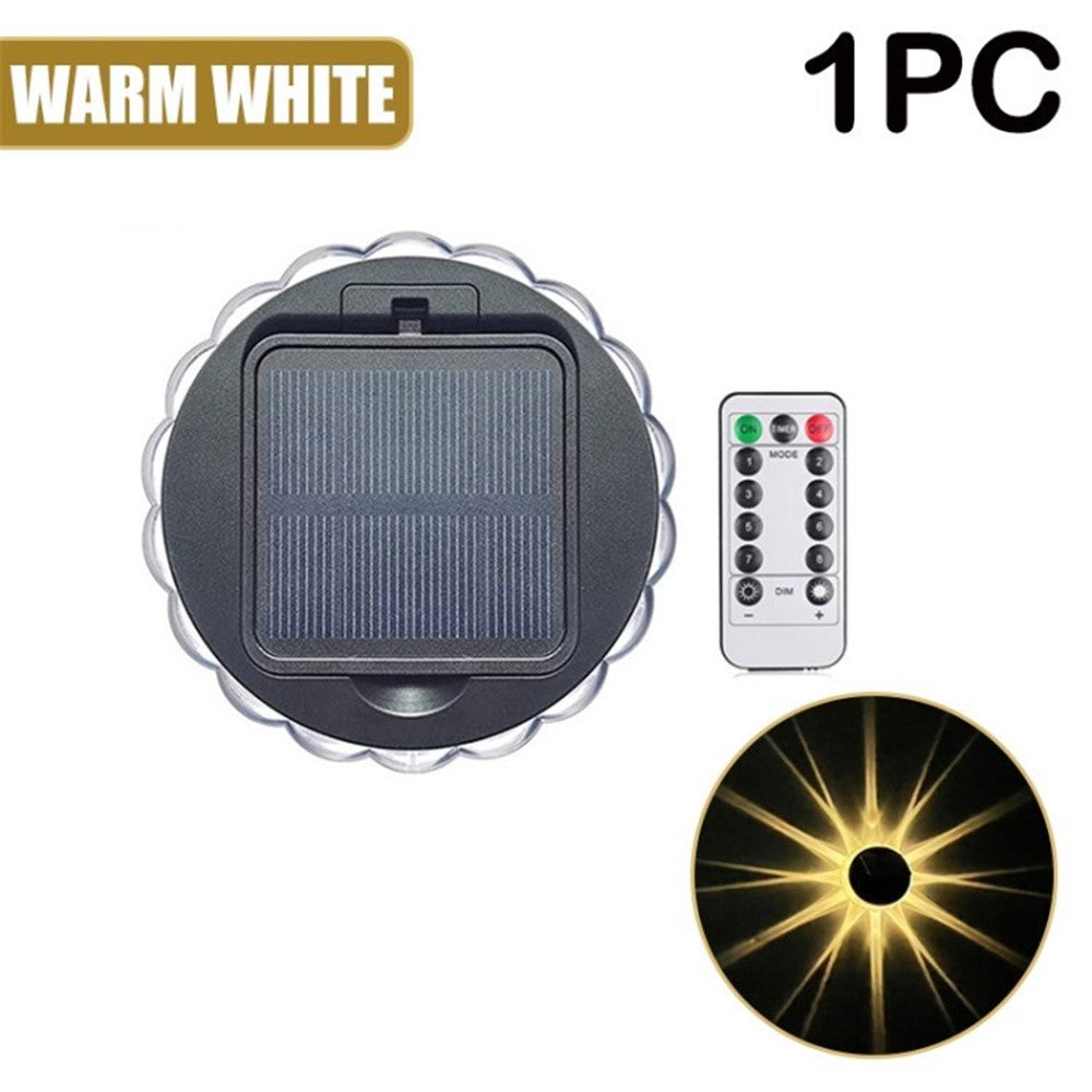 KOMILT Solar Wall Light Waterproof Outdoor Lights for Garden Fence Patio Backyard