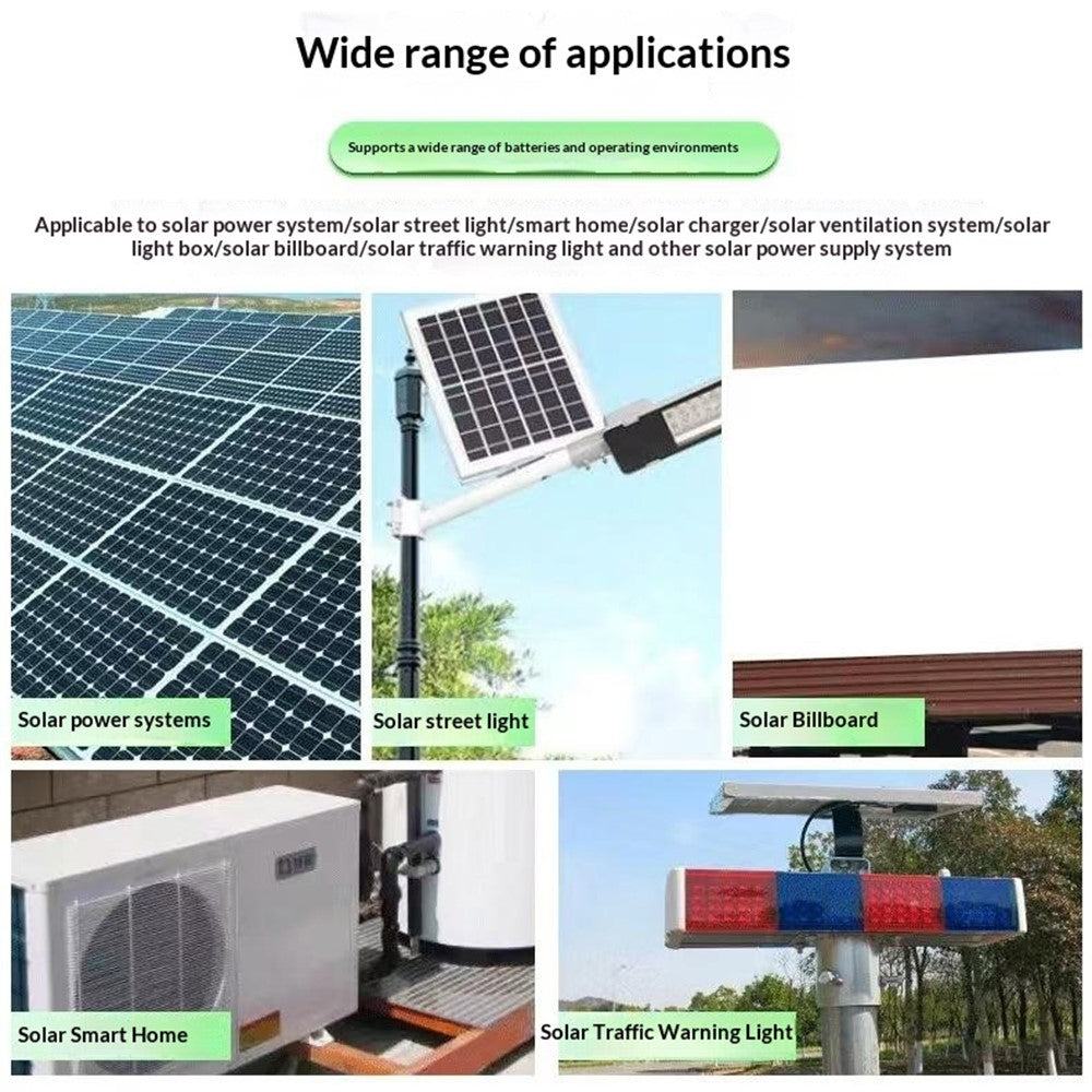 MPPT Solarladeregler mit LCD Display 12V/24V Solarmodul Laderegler