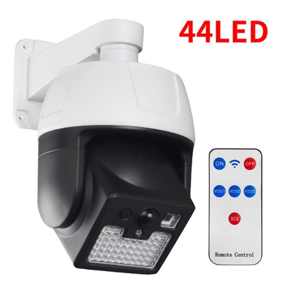 Solar Fake Security Camera LED Light Motion Sensor Outdoor Garden Yard Lamp