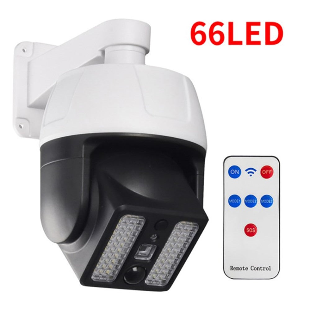 Solar Fake Security Camera LED Light Motion Sensor Outdoor Garden Yard Lamp