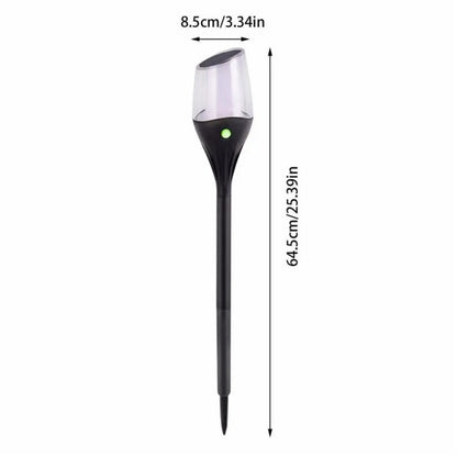Solar Power Ground Flame Lamp IP65 Waterproof Garden Lawn Landscape LED Light