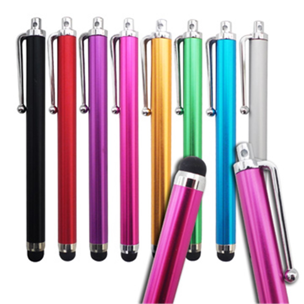 Soft-Touch-Stylus-Stift für iPad 2 & weitere kapazitive Touchscreens; Rot