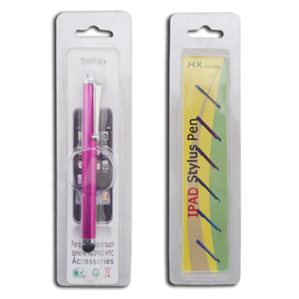 Soft-Touch-Stylus-Stift für iPad 2 & weitere kapazitive Touchscreens; Rot