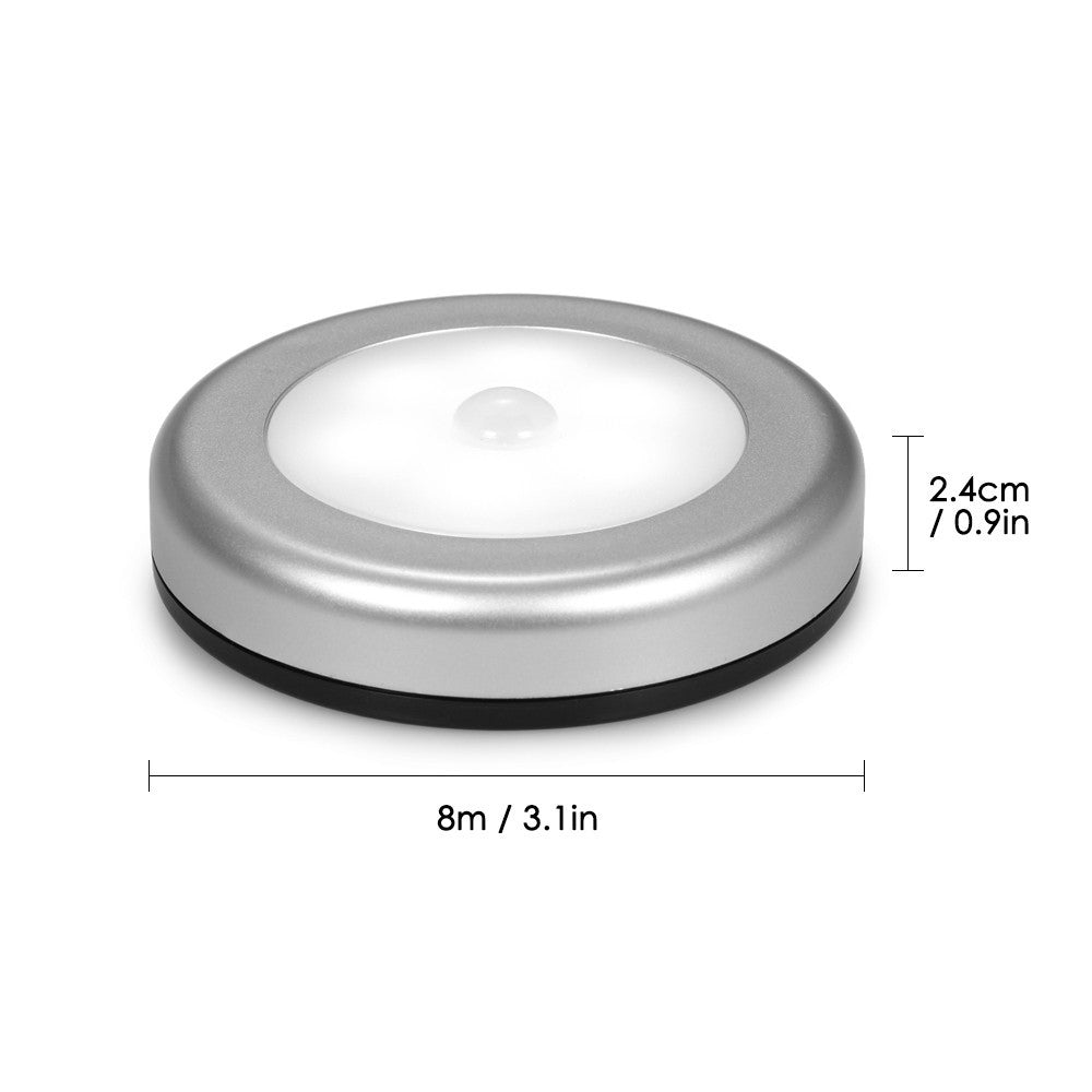 3Pcs/Set Ultra-bright Magnetic Motion Sensor LED Night Light Self-adhesive Kitchen Living Room Light Lamp