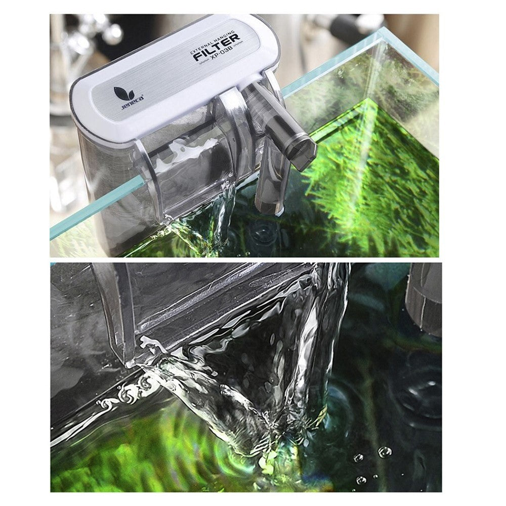 Fish Tank Filter Aquarium External Filter Waterfall Suspension Oxygen Pump Submersible Hanging Fliter