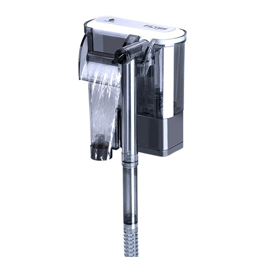 Fish Tank Filter Aquarium External Filter Waterfall Suspension Oxygen Pump Submersible Hanging Fliter
