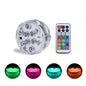 LED Lights with Remote Waterproof Underwater LED Lights Pad Battery Operated