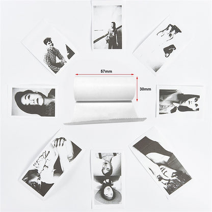 Mini Photo Printer Portable 203DPI Bluetooth-compatible Thermal Printing Machine for iOS Android