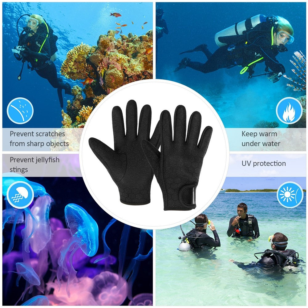 1.5mm Neoprene Diving Gloves Women Men Anti-slip Snorkeling Gloves for Swimming Surfing Sailing Kayaking