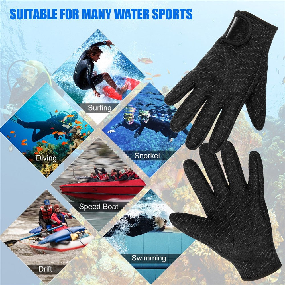 1.5mm Neoprene Diving Gloves Women Men Anti-slip Snorkeling Gloves for Swimming Surfing Sailing Kayaking
