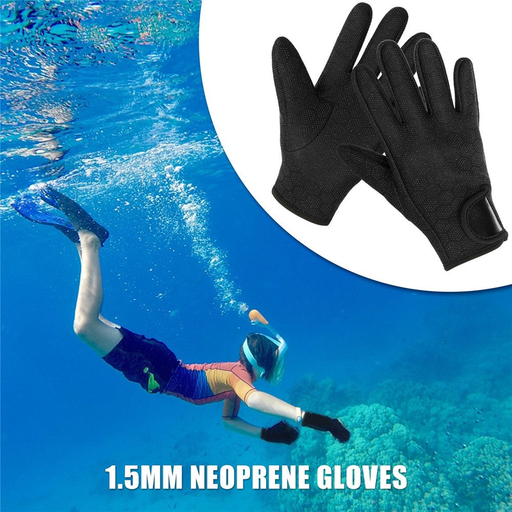 1.5mm Neoprene Diving Gloves Women Men Anti-slip Snorkeling Gloves for Swimming Surfing Sailing Kayaking