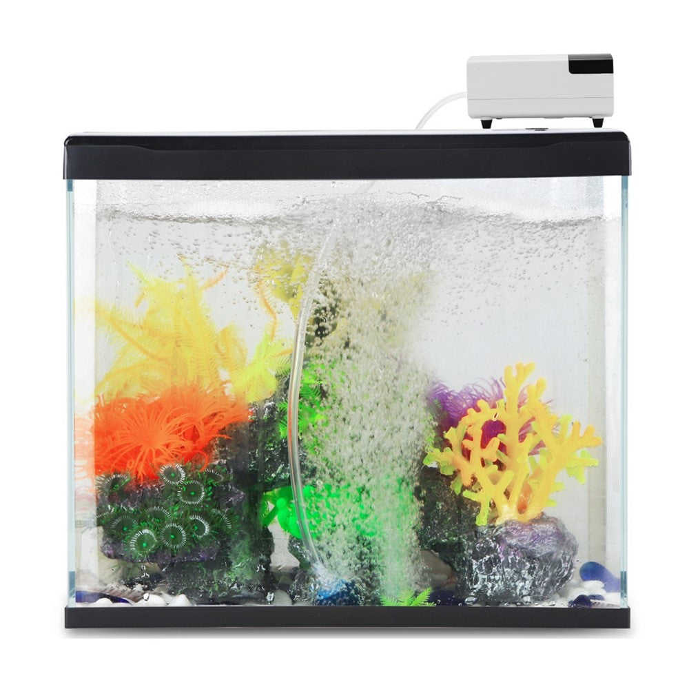 Aquarium Air Pump Fish Tank Oxygen Pump USB Rechargeable Fishing Aerator with Pipe Air Bubble Stone