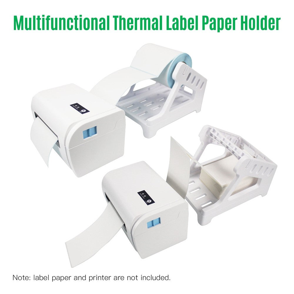 Label Holder Thermal Label Holder for Rolls and Fan-Fold Labels Work with Desktop Label Printers