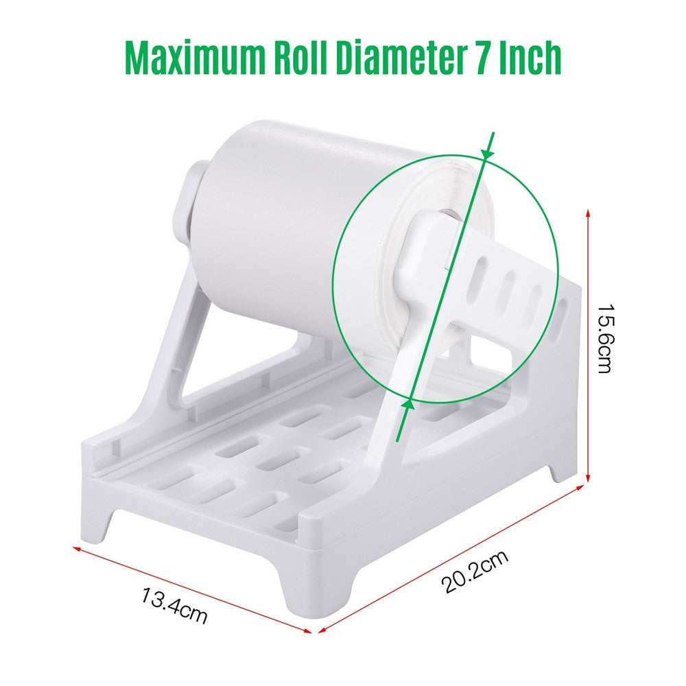 Label Holder Thermal Label Holder for Rolls and Fan-Fold Labels Work with Desktop Label Printers