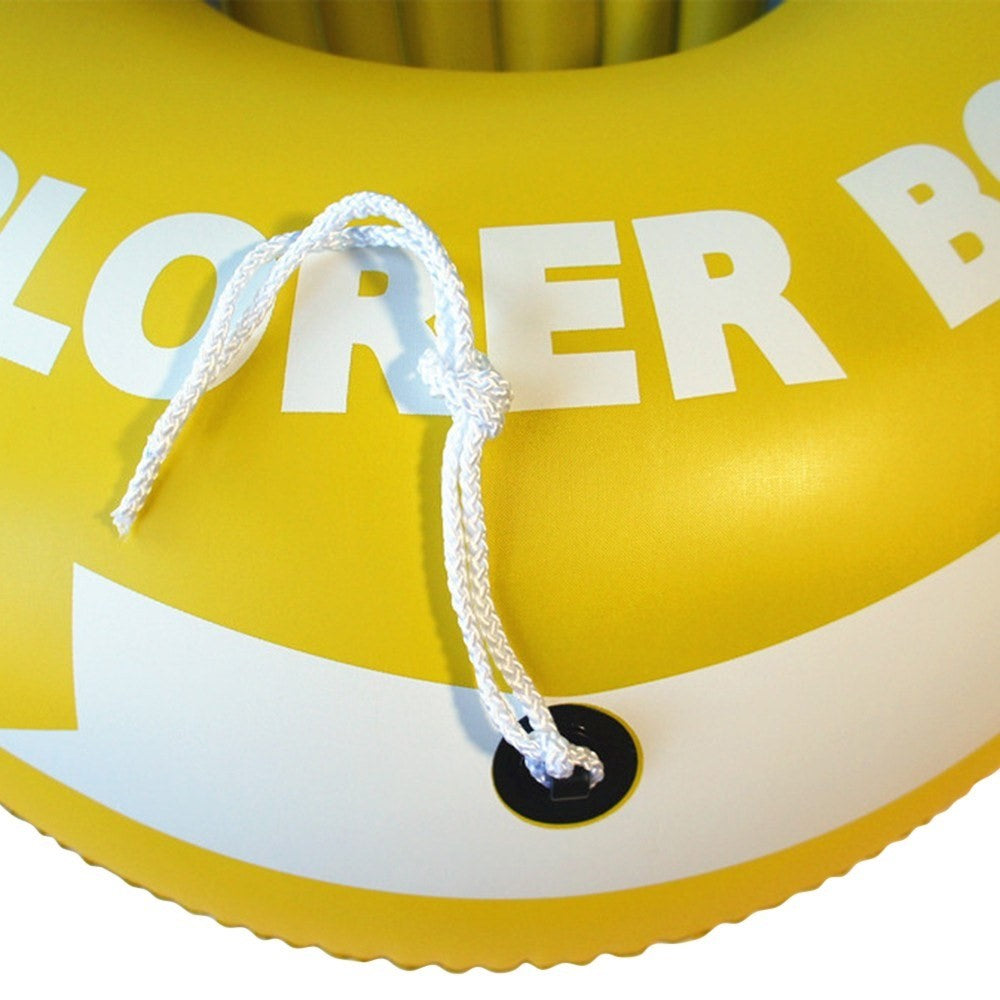 Inflatable Boat Fishing Boat with Double Valve for One Adult and One Child Summer Fun Boat Canoe Kayak