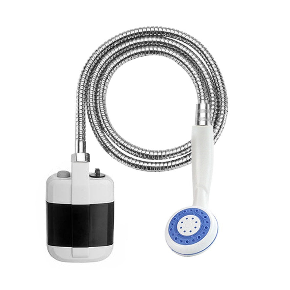 Portable Camping Pet Cleaning Beach Washing Shower 4.9ft Hose Outdoor Shower Device with Rechargeable Pump