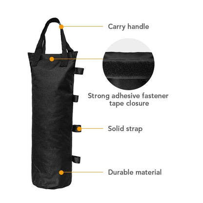 4Pcs for Pop-up Canopy Tent Sun Shades Umbrella Weighted Feet Bag Sand Weight Bags Leg Weights